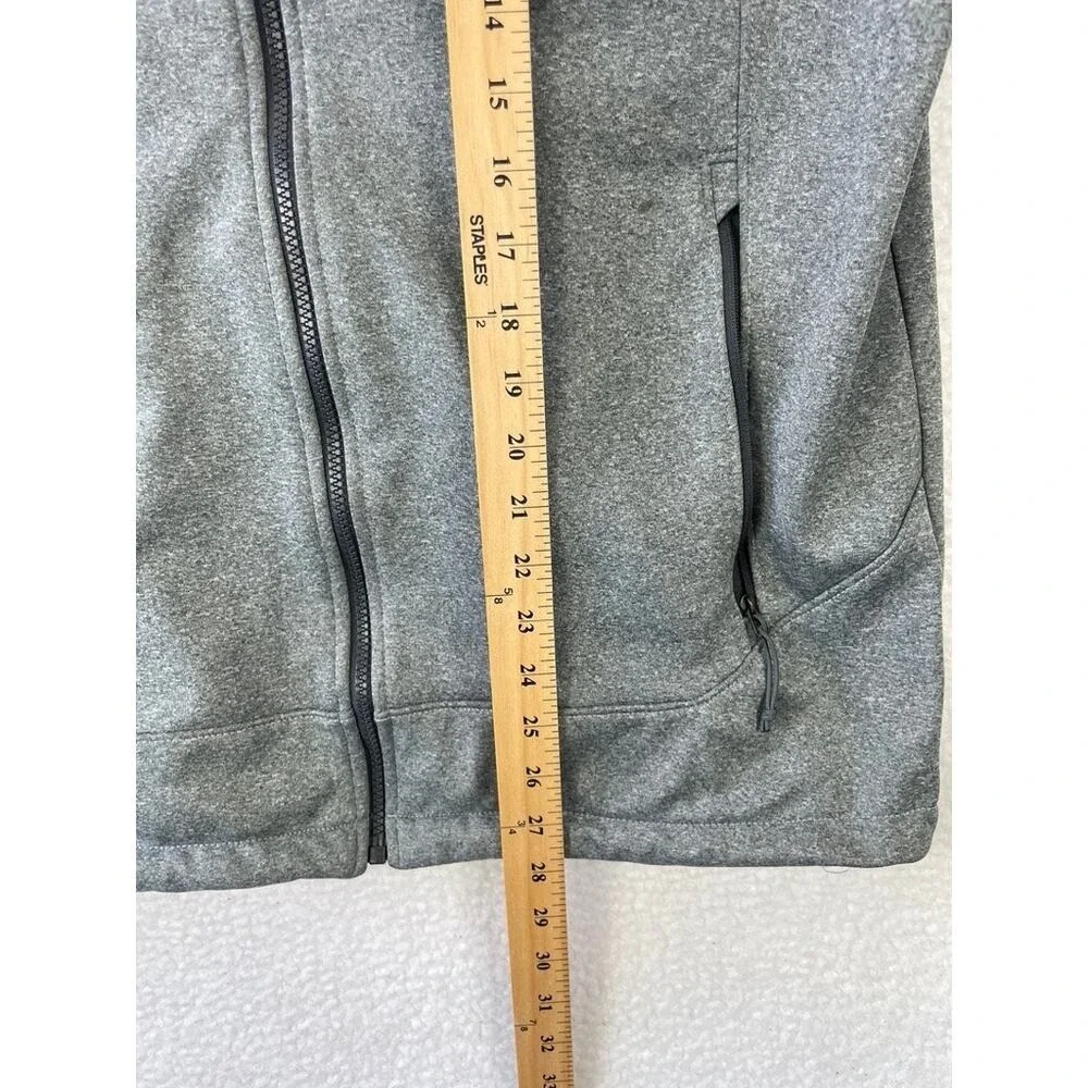 The North Face WindWall Full Zip Jacket Mens Size Large Gray Heathered Outdoor